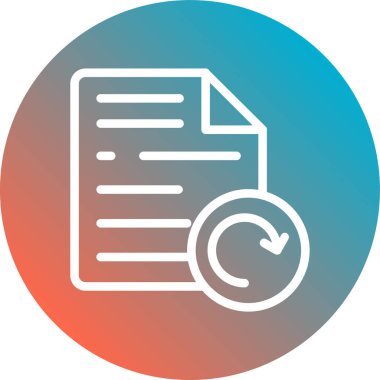 Belge. Web simgesi basit tasarım