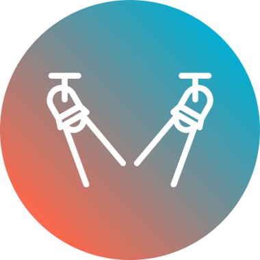 Güzellik ve moda simgelerinin vektör çizimi