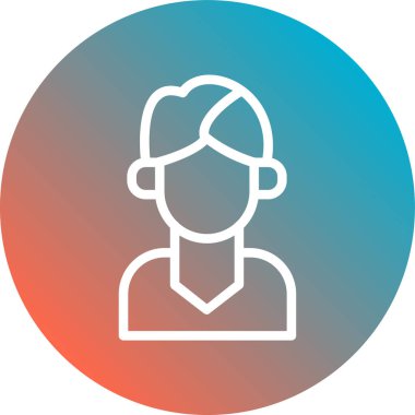 avatar simgesi vektör illüstrasyonu