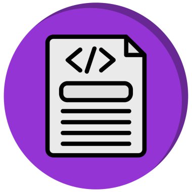 web sayfası vektör satırı simgesi