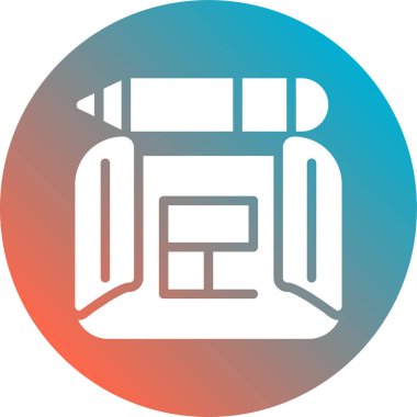 Bir b eksikliği simgesinin vektör çizimi