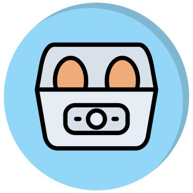 Çizgi film kutusunun vektör çizimi