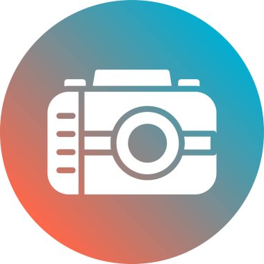 Kameranın vektör illüstrasyonu