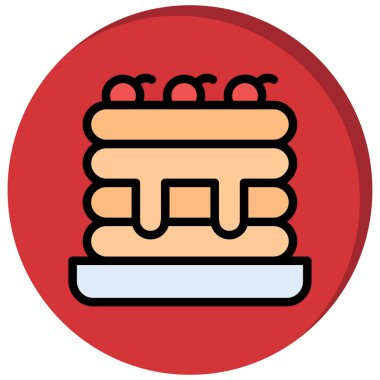 Gözleme Doldurulmuş Gölge illüstrasyon tasarımı