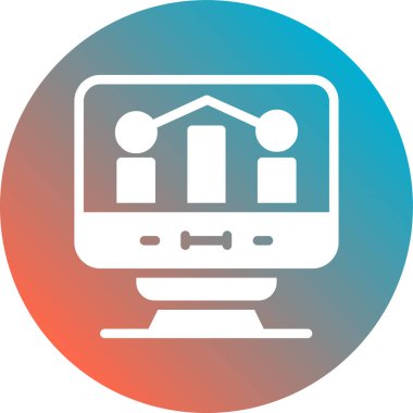 seo modern simgesinin vektör illüstrasyonu