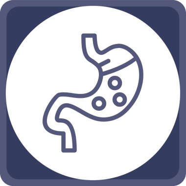 Midem. Web simgesi basit illüstrasyon