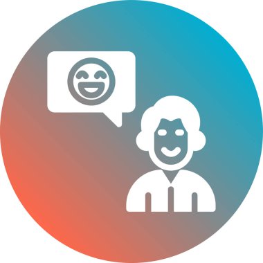 Müşteri simgesi soyut bir grupta izole edildi