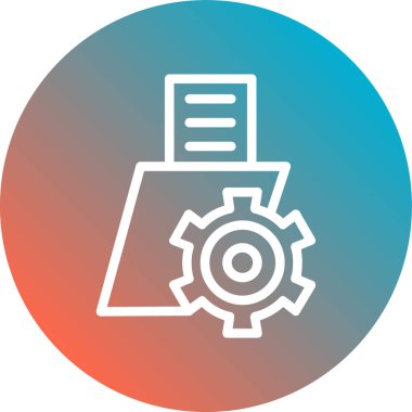 Vektör ayarı Simge illüstrasyonu