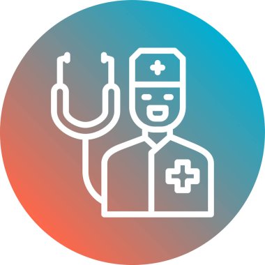 Doktor Simge vektör illüstrasyonu