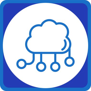 Bulut hesaplama. Web simgesi