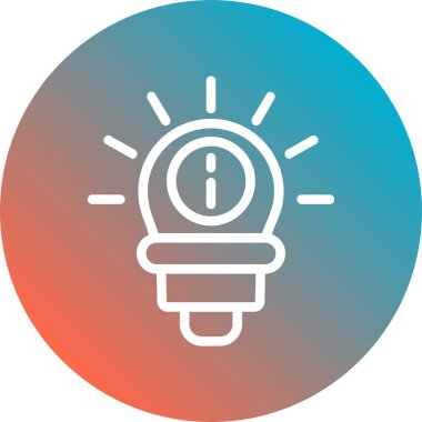 Dairesel desenli bir ampul