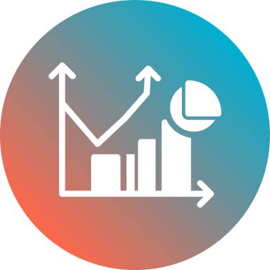 grafik ikonu vektör illüstrasyonu