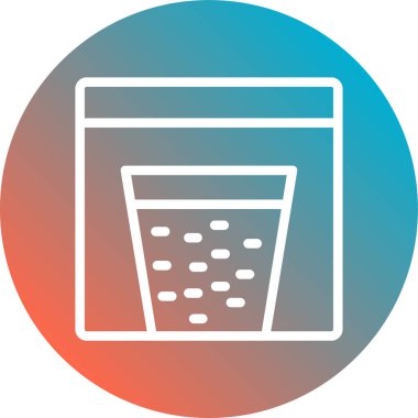 Seo web simgesinin vektör illüstrasyonu