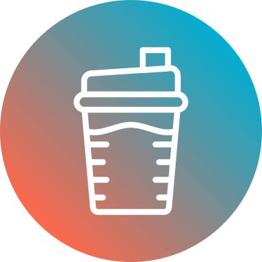 Tasarımda vektör uzun gölge simgesinin gösterimi