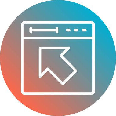 seo modern simgesinin vektör illüstrasyonu