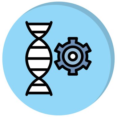 Modern b 'nin vektör illüstrasyonu bilimin ikonundan yoksun