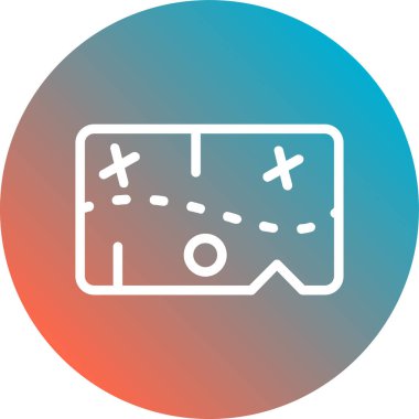 Bir b eksikliği simgesinin vektör çizimi