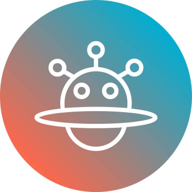 Robot simgesinin vektör illüstrasyonu