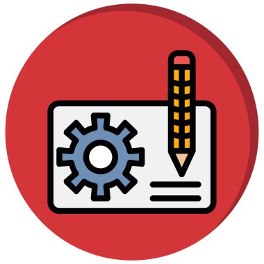 Simge vektör illüstrasyonu ayarlanıyor