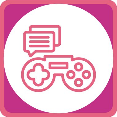 oyun simgesi vektör çizimi