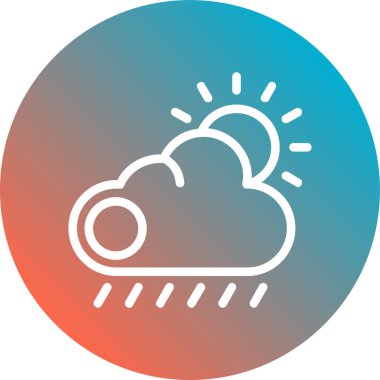 bulut simgesi, vektör illüstrasyonu