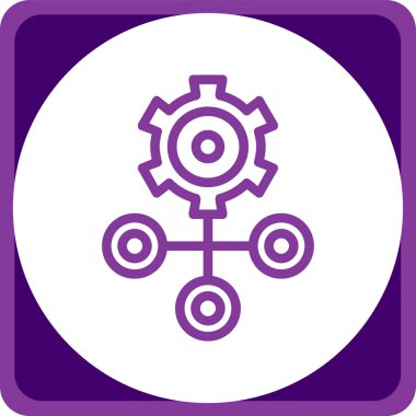 Modern simgenin vektör illüstrasyonu