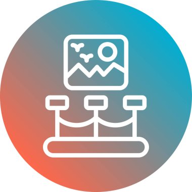 seo modern simgesinin vektör illüstrasyonu