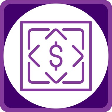 Vektör Doları simge tasarlamak