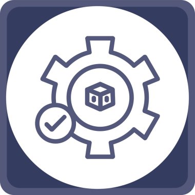 dişli simgesi vektör illüstrasyonu