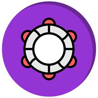 Çizgi film noel balosunun vektör çizimi