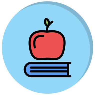 kitap simgesi vektör illüstrasyonu