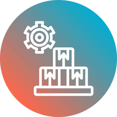 Vektör ayarı Simge illüstrasyonu