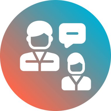 İnsan simgesinin vektör illüstrasyonu