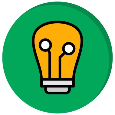 ampul vektör simgesi