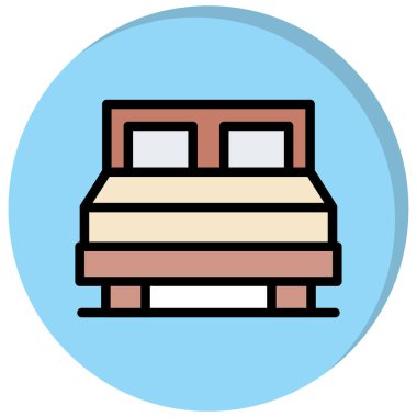 Çatısı olan ahşap bir evin vektör simgesi