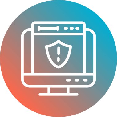 bilgisayar vektör illüstrasyonu, simge