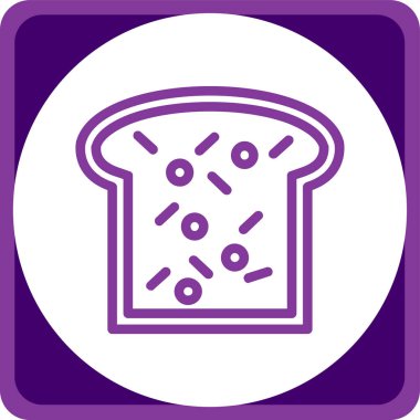 Modern gıda ikonunun vektör illüstrasyonu