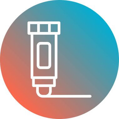 Modern b 'nin vektör illüstrasyonu eksik simgesi