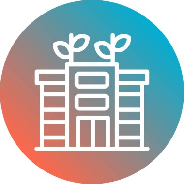 Yılbaşı ağacı simgesinin vektör illüstrasyonu