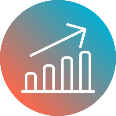 İş ve finans simgesinin vektör illüstrasyonu