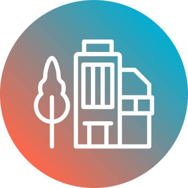 Modern simge oluşturmanın vektör illüstrasyonu