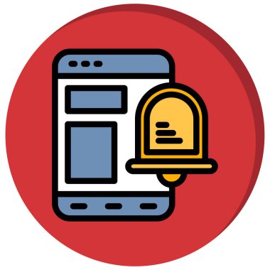 Moda tasarımı izole edilmiş arka planda cep telefonu simgesi