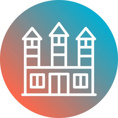 Modern simge oluşturmanın vektör illüstrasyonu