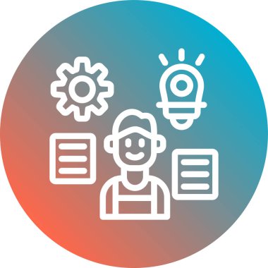 seo modern simgesinin vektör illüstrasyonu