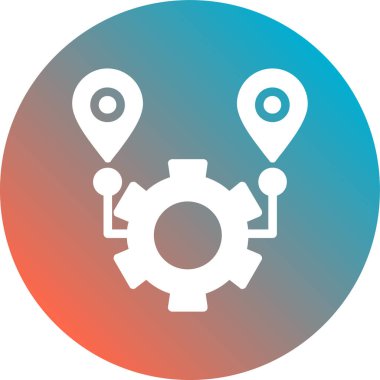 Modern simgenin vektör illüstrasyonu