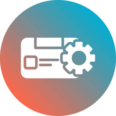 İş ve finans simgesinin vektör illüstrasyonu