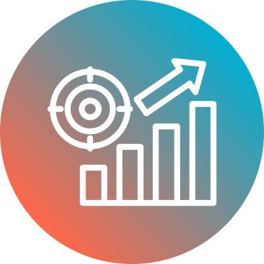 vektör pasta çizelgesi simgesi