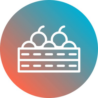 Gıda simgesinin vektör illüstrasyonu