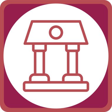 Yapı simgesinin vektör illüstrasyonu