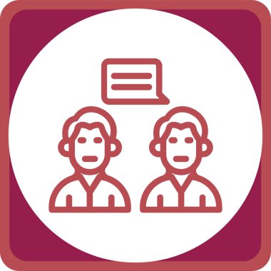 Merkez Operatörü 'nü ara. Basit illüstrasyon